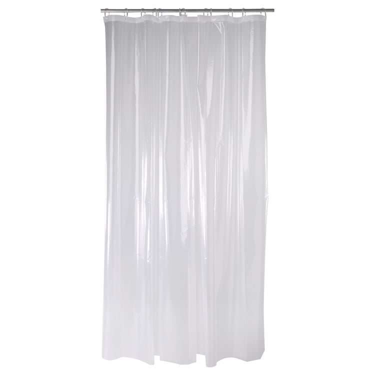 NÄCKTEN shower curtain, clear, 71x71" IKEA