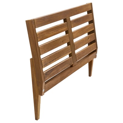 NÄMMARÖ Backrest for modular sofa, outdoor, light brown stained, 30 3/8x22 "