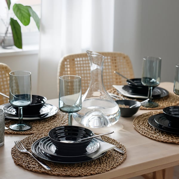 NÄTBARB Bowl, black, 5 ½ "