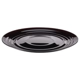 NÄTBARB Plate, black, 9 ½ "