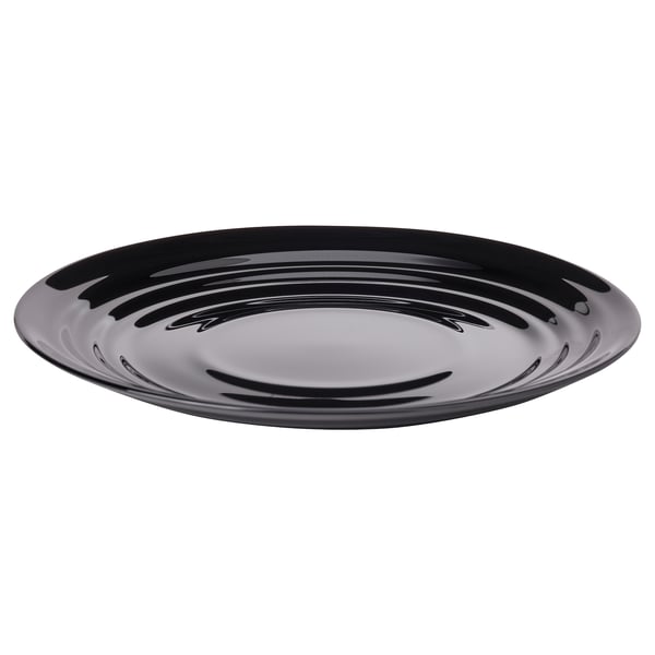 NÄTBARB Side plate, black, 7 "