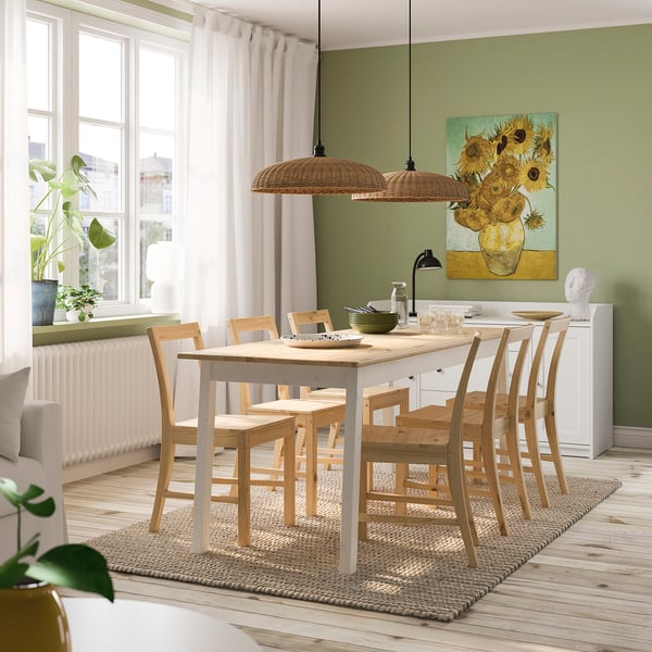 NARRKOLV Pendant lamp, rattan, 22 "