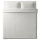 NATTJASMIN Duvet cover and pillowcase(s), white, King