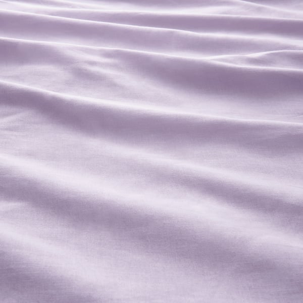 NATTSVÄRMARE duvet cover and pillowcase(s), lilac, Twin IKEA