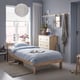 Neiden NEIDEN bed frame, pine/Luröy, Twin - IKEA