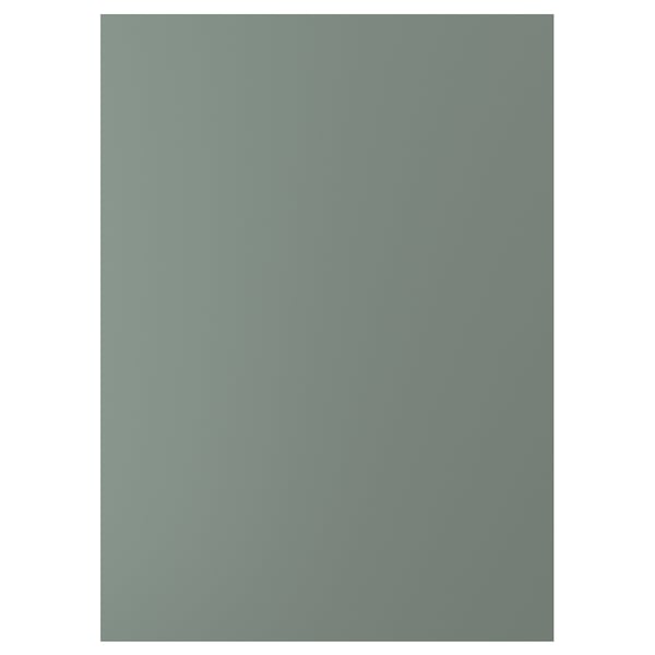 NICKEBO Cover panel, matte gray-green, 26x36 "