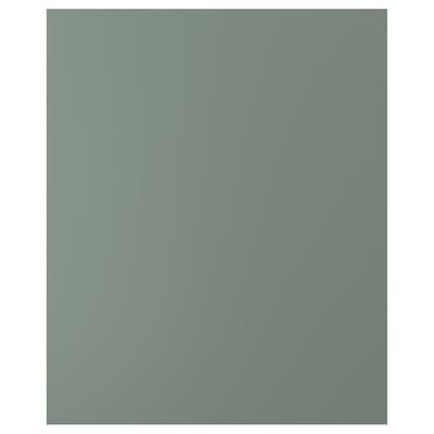 NICKEBO Cover panel, matte gray-green, 25x30 "