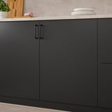 NICKEBO Door, matte anthracite, 15x50 "