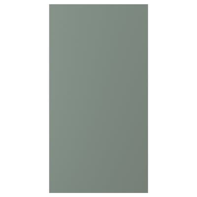 NICKEBO Door, matte gray-green, 21x40 "