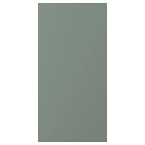 NICKEBO drawer front in grey-green with clean lines and smooth surface.