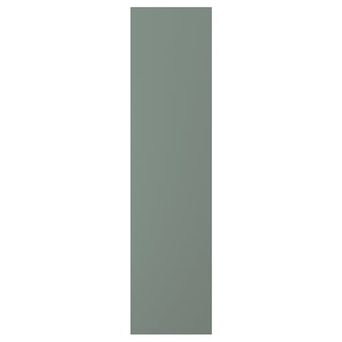 NICKEBO drawer fronts in grey-green with a smooth, modern design featuring straight lines and durable, matt foil.