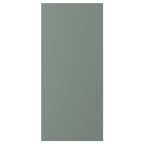 NICKEBO Door, matte gray-green, 18x40 "