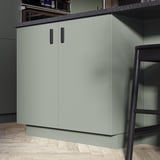 NICKEBO Door, matte gray-green, 24x30 "