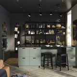 NICKEBO Door, matte gray-green, 24x30 "