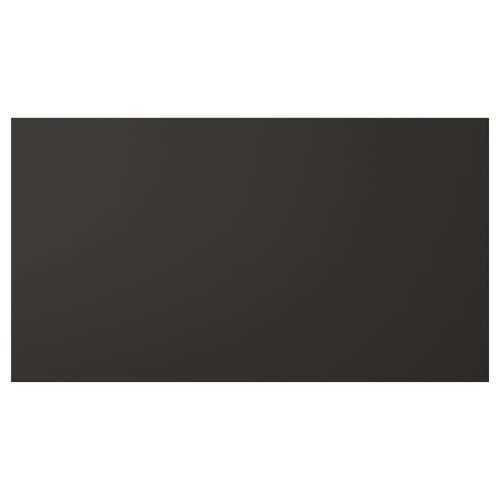 Stawberry: NICKEBO black drawer fronts. Sleek, modern, recycled wooden panels with dark matte finish.