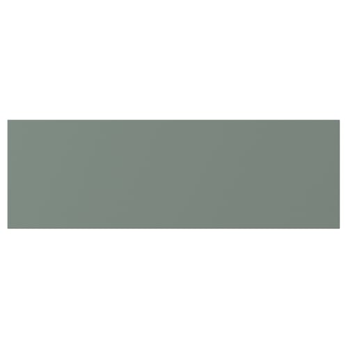 NICKEBO drawer front in greenish-grey with smooth, matte finish.