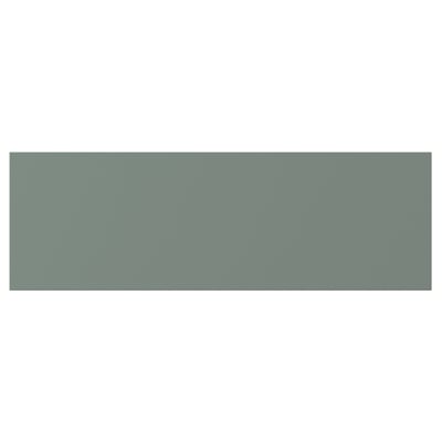 NICKEBO Drawer front, matte gray-green, 15x5 "