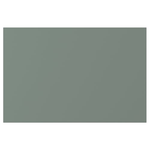 NICKEBO cabinet; grey-green; rectangular; smooth; matt surface.
