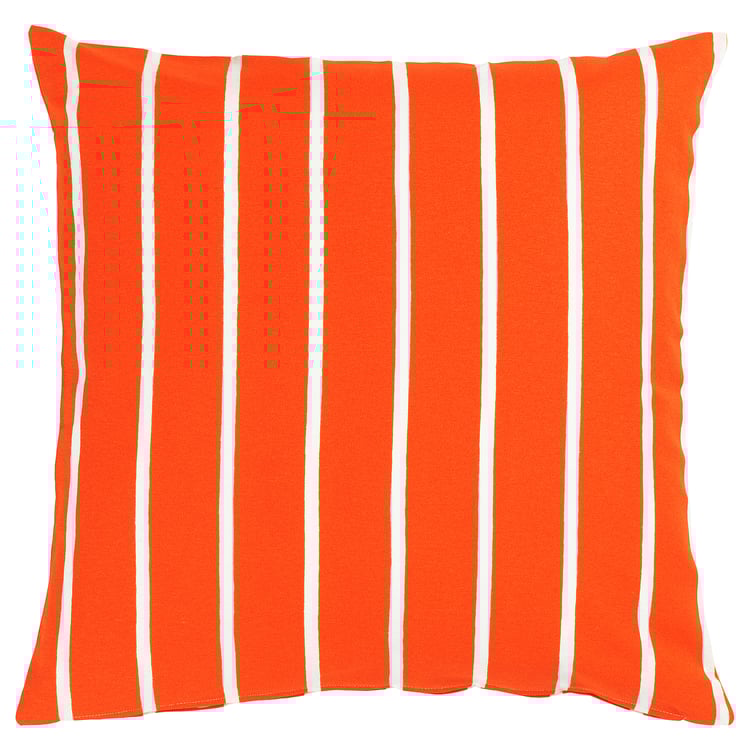 NICKFIBBLA cushion cover, orange white/stripe, 20x20" IKEA