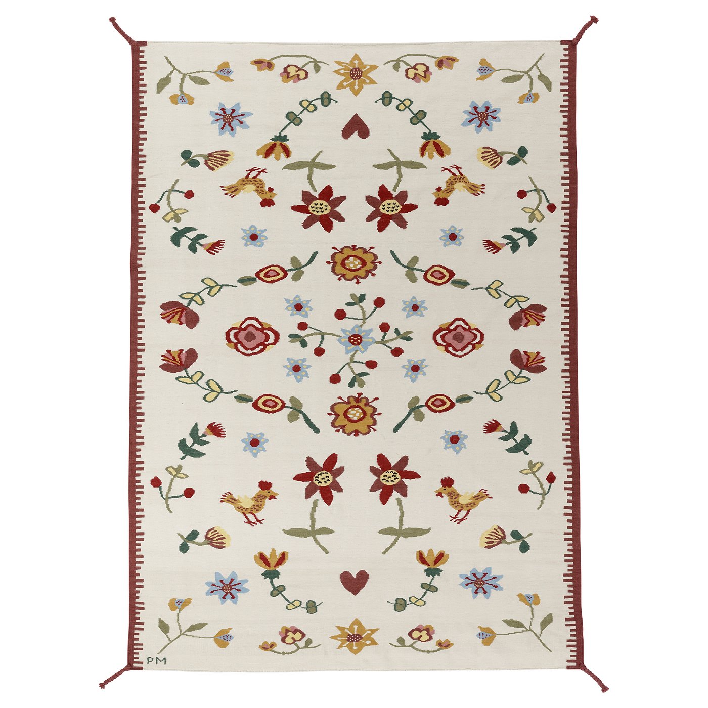 【新品未使用】IKEA ラグNICKGRÄS ニックグレース手織り200✖️300 NICKGRÄS rug, flatwoven, multicolor/handmade, 6'7