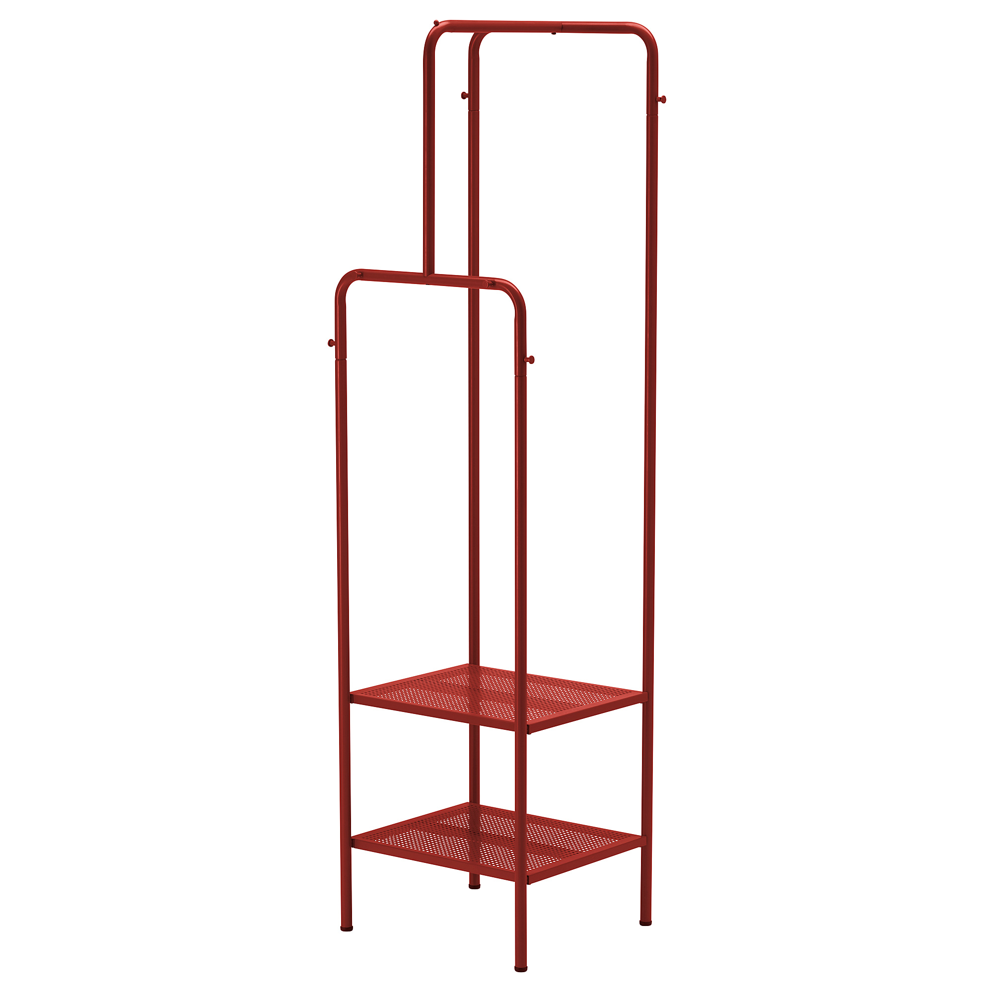 NIKKEBY Clothes rack, red, 17 3/4x66 7/8" IKEA