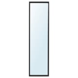 NISSEDAL Mirror, black, 15 3/4x59 "