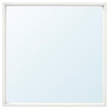 NISSEDAL Mirror, white, 25 5/8x25 5/8 "