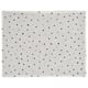 NISSÖGA Place mat, white/dark blue, 17 ¾x13 ¾ "