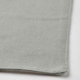NISSÖGA Place mat, white/gray, 17 ¾x13 ¾ "