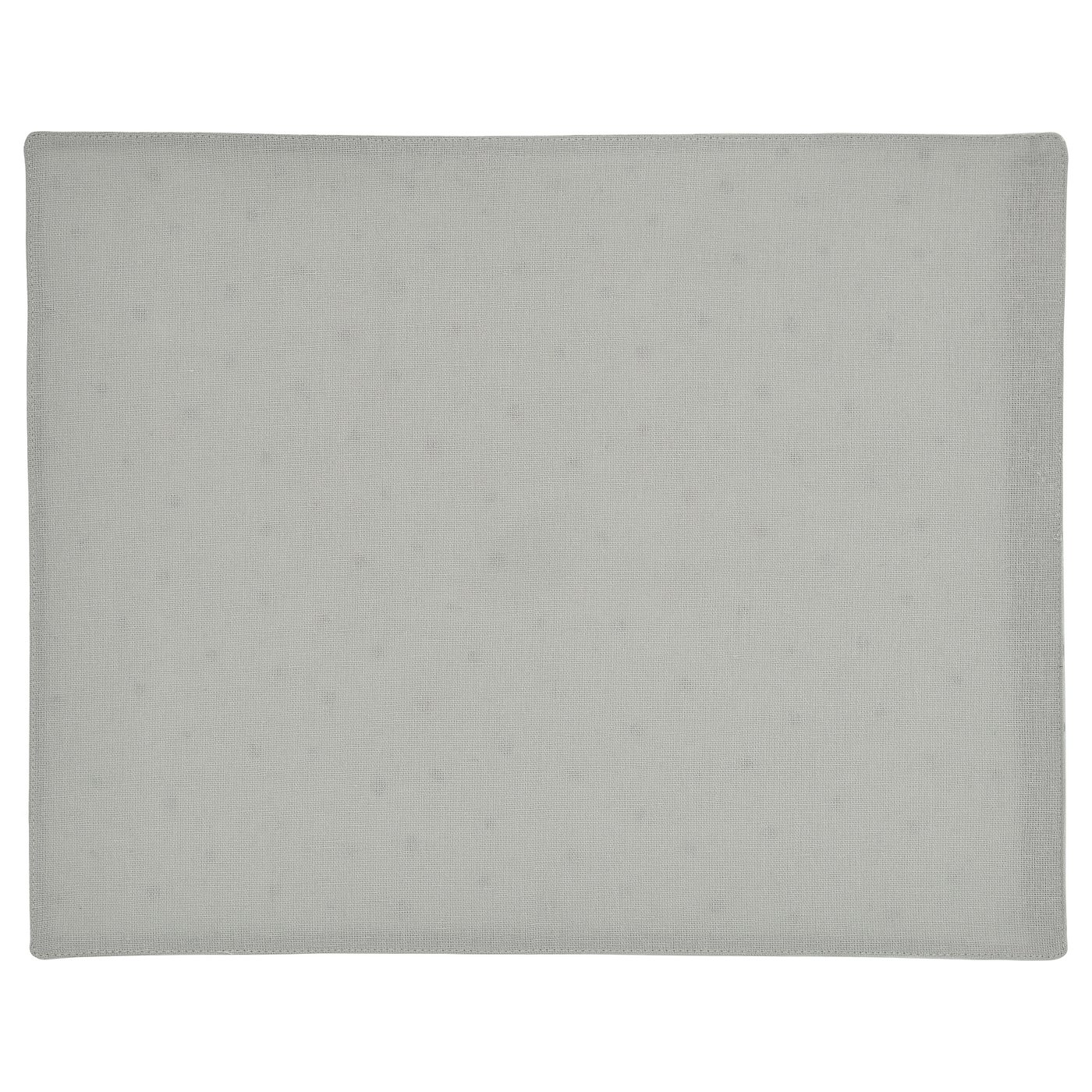 NISSÖGA place mat, white/gray, 17 ¾x13 ¾