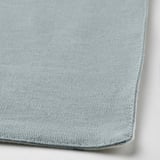 NISSÖGA Place mat, white/light blue, 17 ¾x13 ¾ "