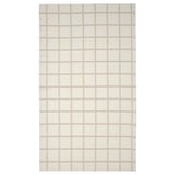 NISSÖGA Tablecloth, beige/white, 57x94 "