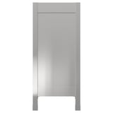 NOGSTA Cover panel with legs, stainless steel, 15x35 "