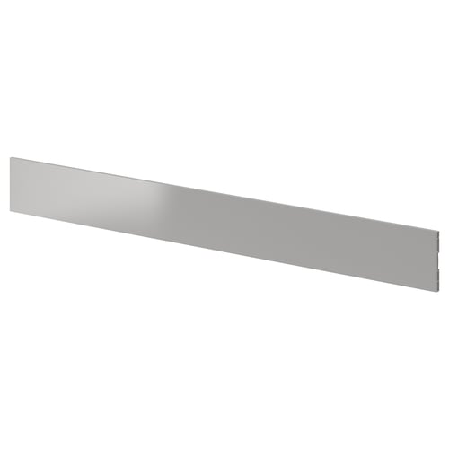 Stainless steel kitchen front
