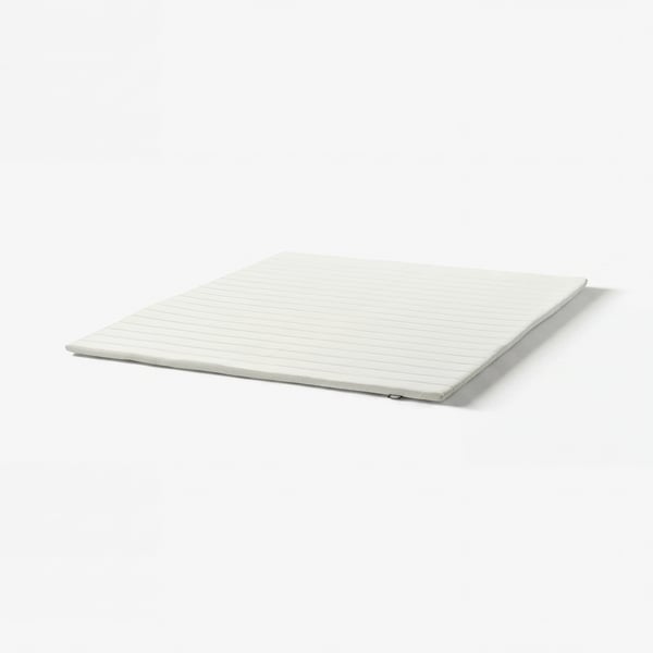 NOPAKTE Mattress topper, white, Queen