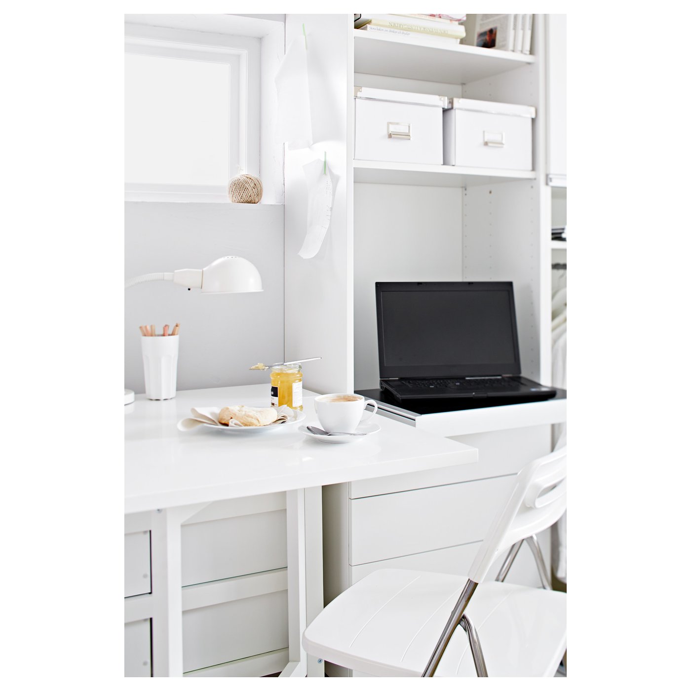 Norden Gateleg Table White Ikea