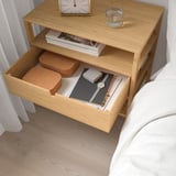 NORDKISA Nightstand, bamboo, 23 5/8x15 3/4 "