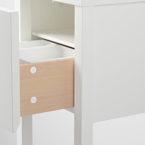 NORDLI Nightstand, white, 11 3/4x19 5/8" IKEA