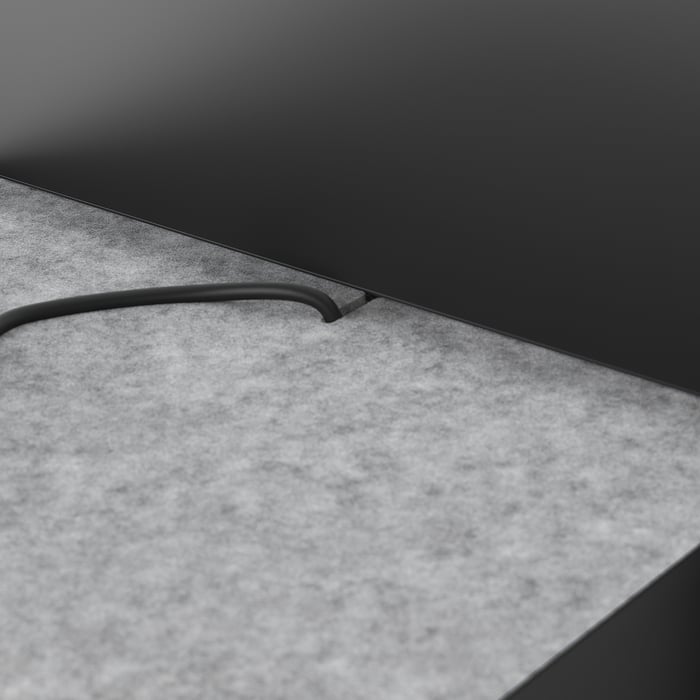 NORDLI headboard, anthracite, 707/8/76" IKEA