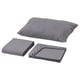 NORDRUTA Sheet set, gray, Twin