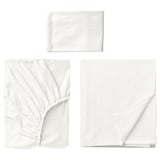 NORDRUTA Sheet set, white, Twin