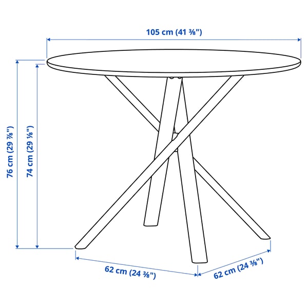 Illustration with measurements for the product: NORRMJÖLE.