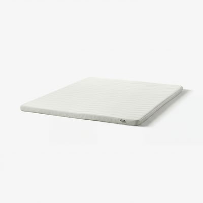 NORRSELE Mattress topper, white, Queen