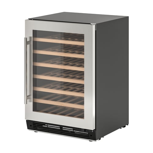 NUMRERAD 52-bottle wine cooler - Stainless steel
