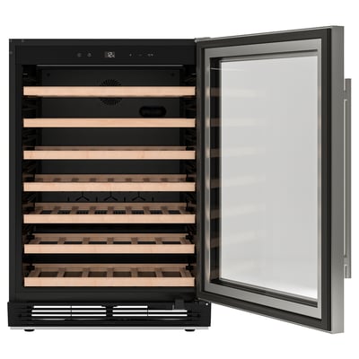 NUMRERAD 52-bottle wine cooler, Stainless steel