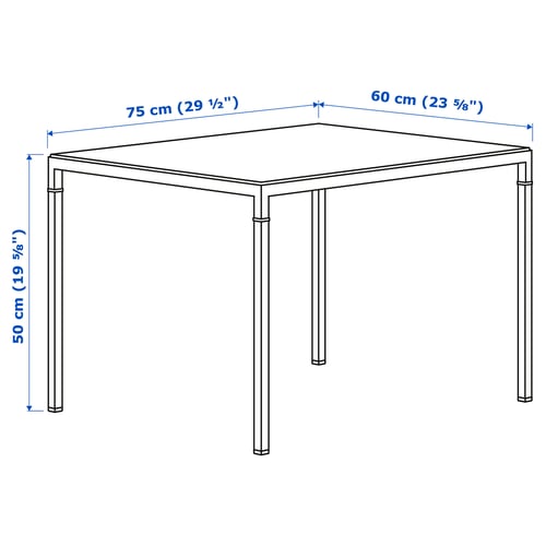 Nyboda Coffee Table W Reversible Table Top Dark Gray Concrete Effect Black 29 1 2x23 5 8x19 5 8 Ikea