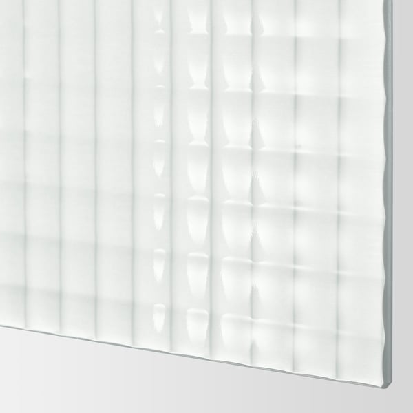 Nykirke 4 Panels For Sliding Door Frame Frosted Glass Check Pattern 29 1 2x92 7 8 Ikea