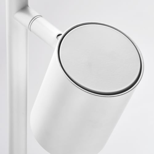 NYMÅNE Floor lamp with 3-spotlights, white