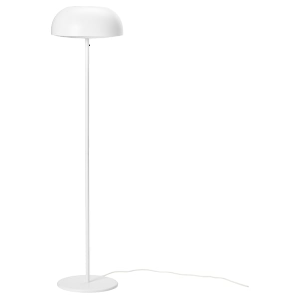 Nymane Floor Lamp With Led Bulb White Ikea