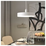 NYMÅNE LED pendant lamp, wireless dimmable white spectrum/white, 15 "